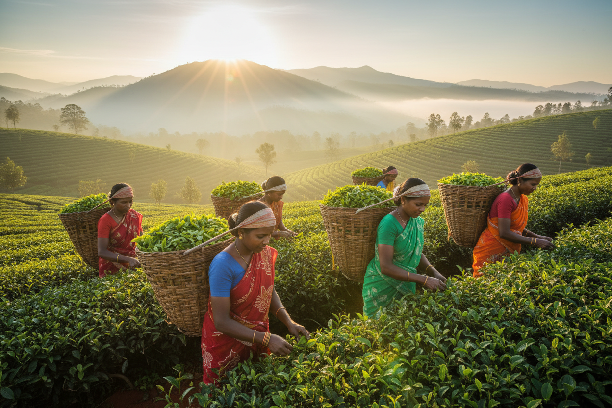 Traditional Tea Picking